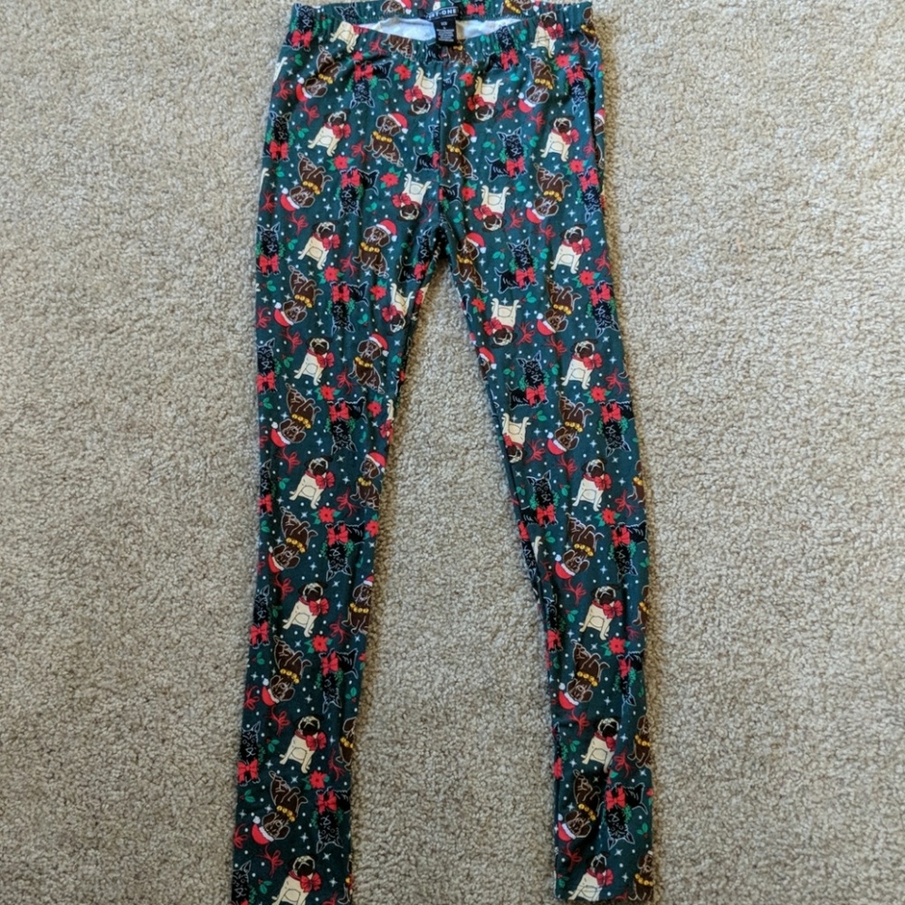 Dog Christmas leggings!